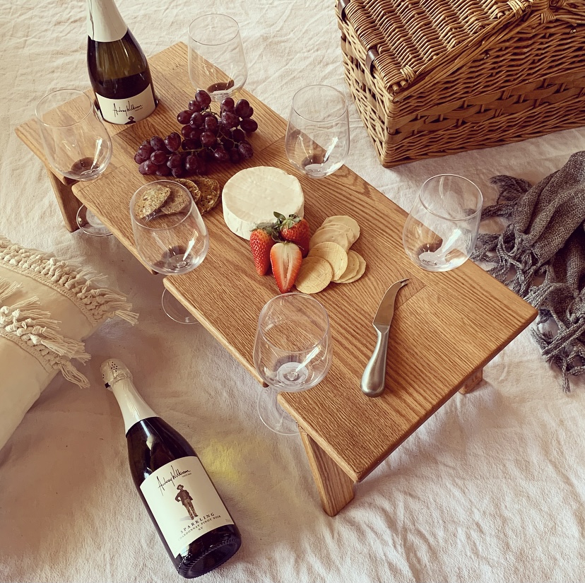 6 Wine Glass Holder Table - Sip N Graze