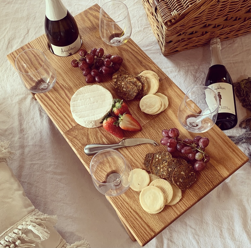 4 Wine Glass Holder Table - Sip N Graze