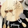 personalised cheese knife set